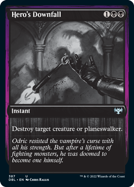 Hero's Downfall [Innistrad: Double Feature] | Good Games Cannington