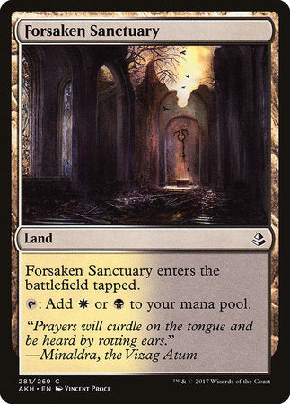 Forsaken Sanctuary [Amonkhet] | Good Games Cannington