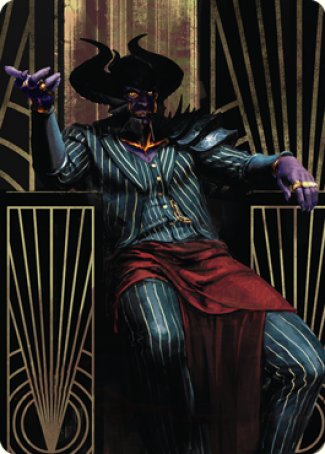 Ob Nixilis, the Adversary 2 Art Card [Streets of New Capenna Art Series] | Good Games Cannington