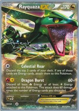 Rayquaza EX (85/124) (Anguille Sous Roche - Clement Lamberton) [World Championships 2013] | Good Games Cannington