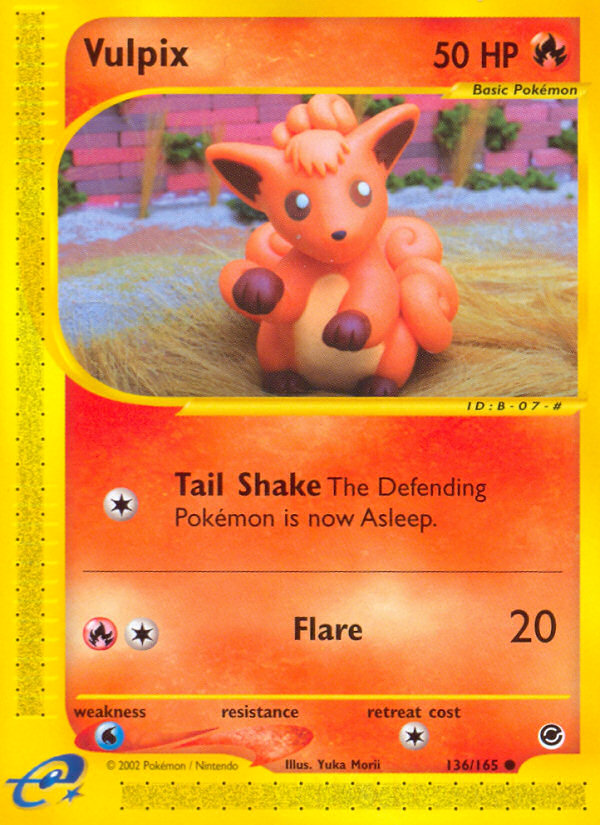 Vulpix (136/165) [Expedition: Base Set] | Good Games Cannington