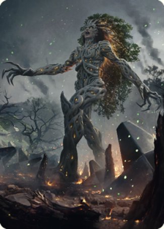 Titania, Gaea Incarnate Art Card [The Brothers' War Art Series] | Good Games Cannington