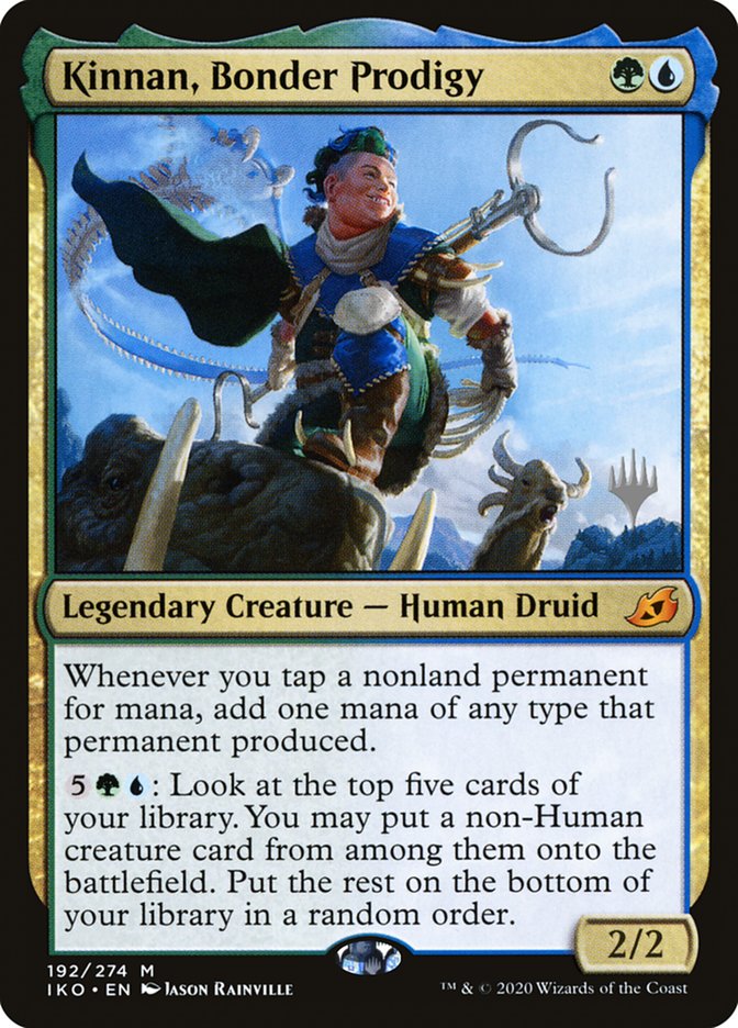 Kinnan, Bonder Prodigy (Promo Pack) [Ikoria: Lair of Behemoths Promos] | Good Games Cannington