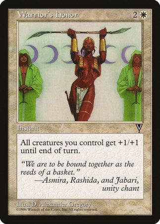 Warrior's Honor [Visions] | Good Games Cannington