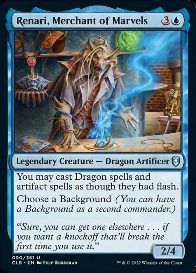 Renari, Merchant of Marvels [Commander Legends: Battle for Baldur's Gate] | Good Games Cannington