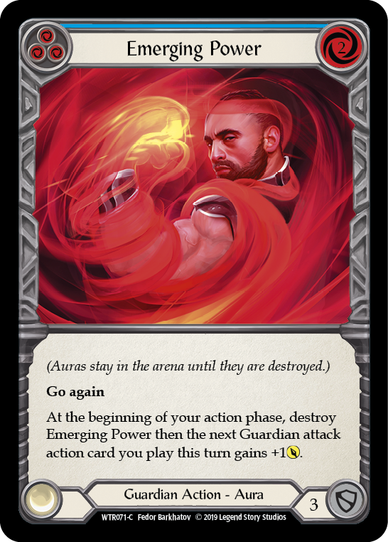 Emerging Power (Blue) [WTR071-C] Alpha Print Normal | Good Games Cannington