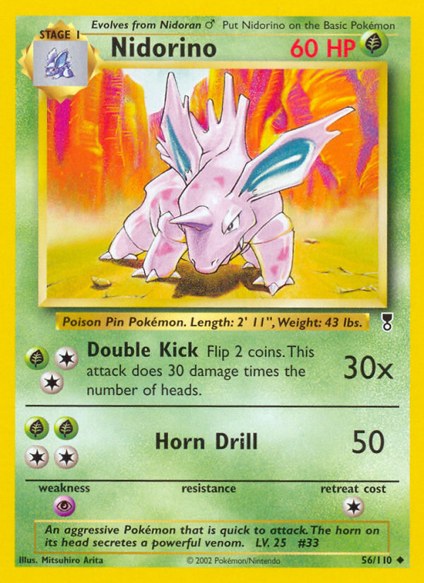 Nidorino (56/110) [Legendary Collection] | Good Games Cannington