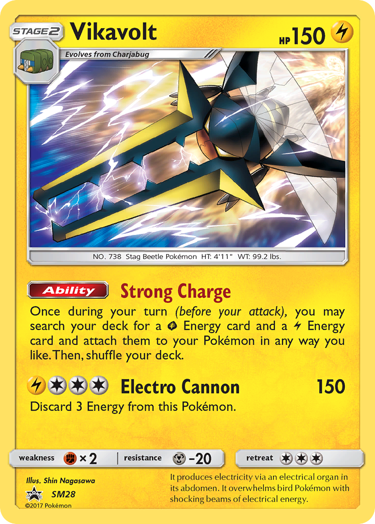 Vikavolt (SM28) [Sun & Moon: Black Star Promos] | Good Games Cannington