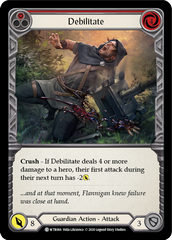 Debilitate (Red) [U-WTR066] (Welcome to Rathe Unlimited)  Unlimited Rainbow Foil | Good Games Cannington