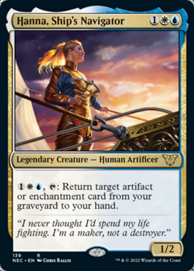 Hanna, Ship's Navigator [Kamigawa: Neon Dynasty Commander] | Good Games Cannington