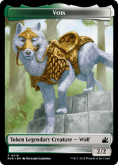 Saproling // Voja Double-Sided Token [Ravnica Remastered Tokens] | Good Games Cannington