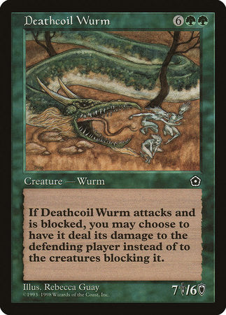 Deathcoil Wurm [Portal Second Age] | Good Games Cannington