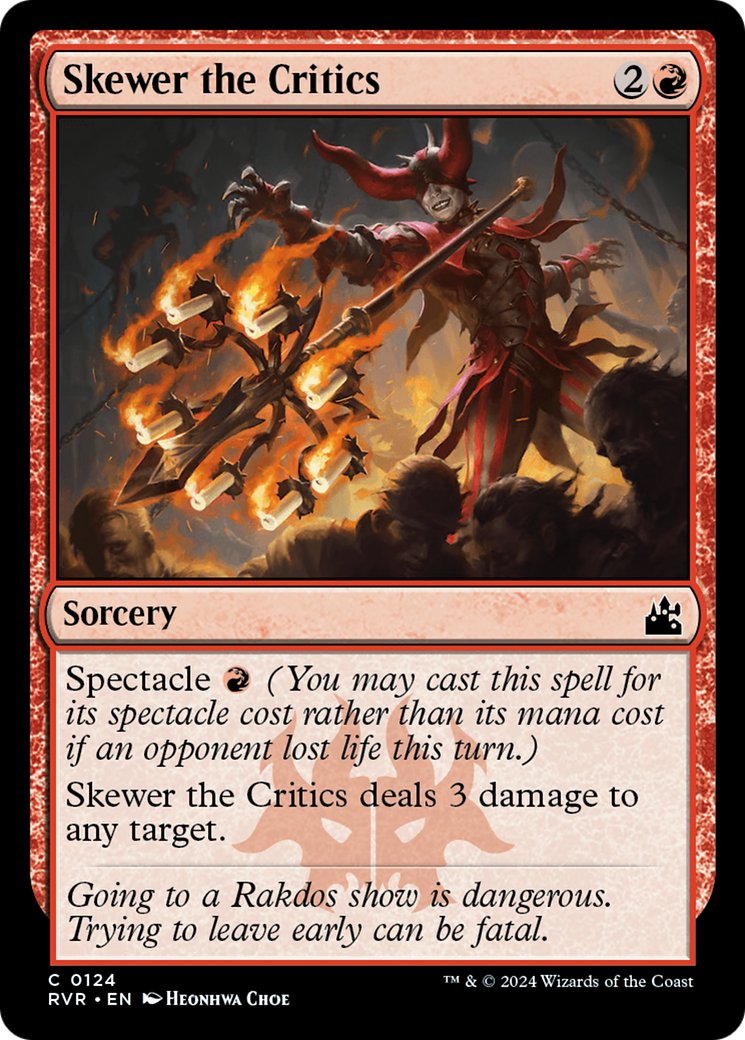 Skewer the Critics [Ravnica Remastered] | Good Games Cannington