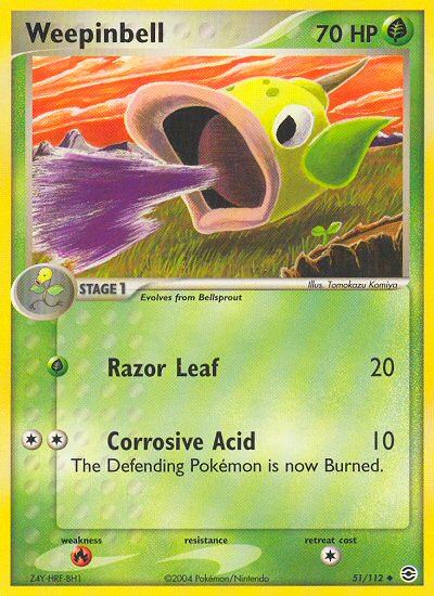 Weepinbell (51/112) [EX: FireRed & LeafGreen] | Good Games Cannington