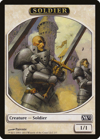 Soldier Token [Magic 2012 Tokens] | Good Games Cannington
