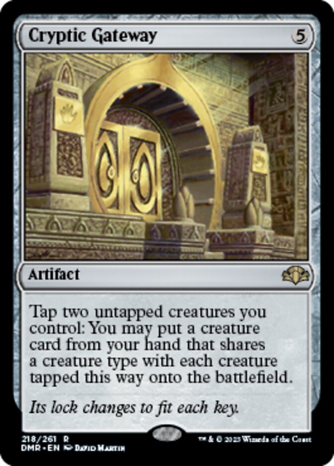 Cryptic Gateway [Dominaria Remastered] | Good Games Cannington