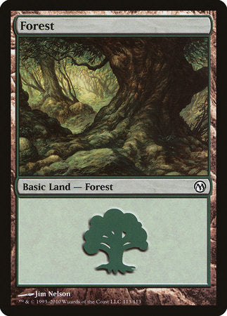 Forest (113) [Duels of the Planeswalkers] | Good Games Cannington