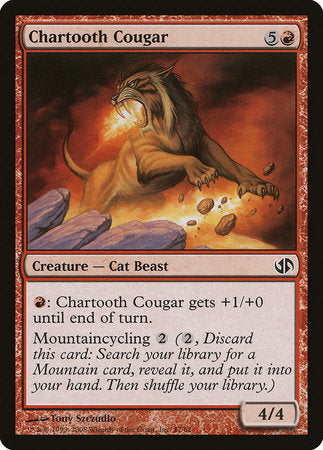 Chartooth Cougar [Duel Decks: Jace vs. Chandra] | Good Games Cannington