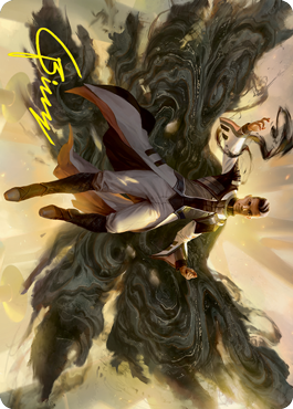 Arrogant Poet Art Card (Gold-Stamped Signature) [Strixhaven: School of Mages Art Series] | Good Games Cannington