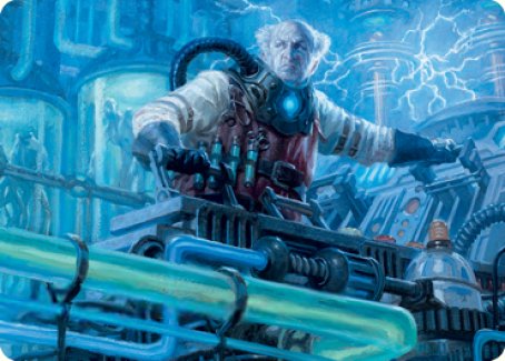 Ludevic, Necrogenius Art Card [Innistrad: Midnight Hunt Art Series] | Good Games Cannington