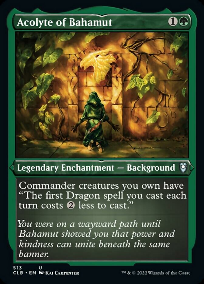 Acolyte of Bahamut (Foil Etched) [Commander Legends: Battle for Baldur's Gate] | Good Games Cannington