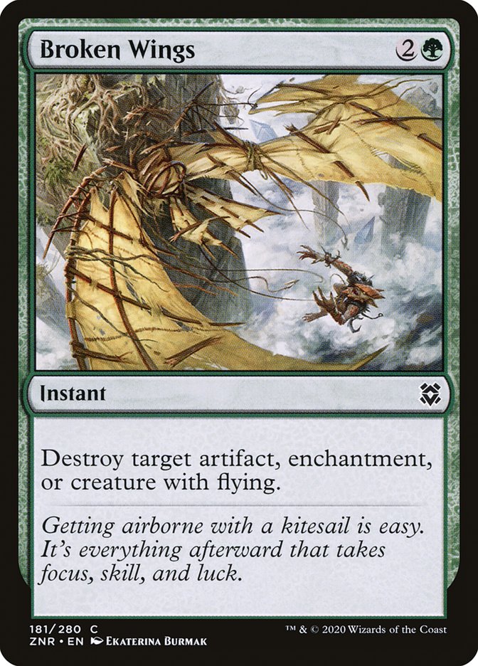 Broken Wings [Zendikar Rising] | Good Games Cannington