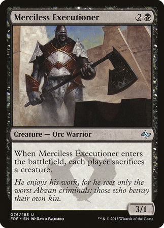 Merciless Executioner [Fate Reforged] | Good Games Cannington