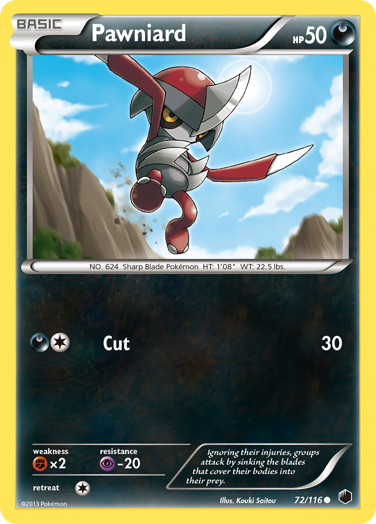 Pawniard (72/116) [Black & White: Plasma Freeze] | Good Games Cannington