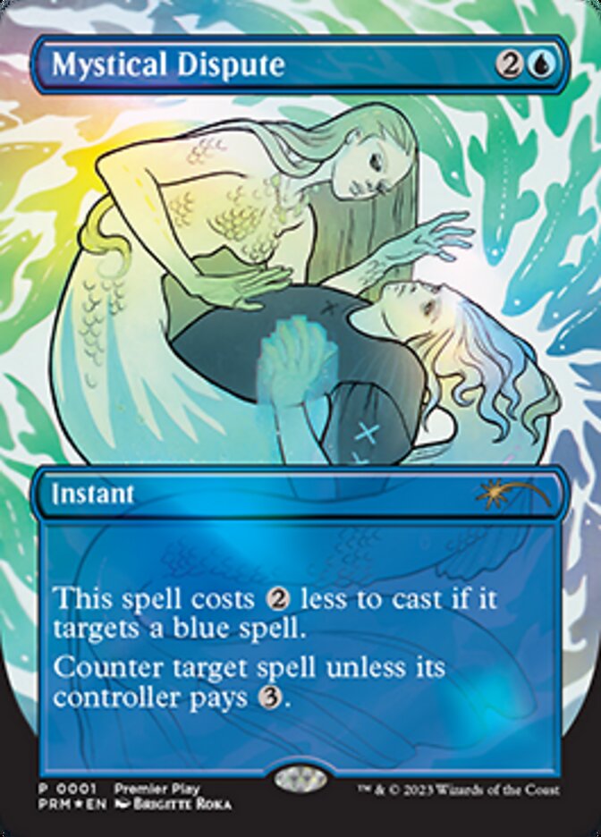 Mystical Dispute (Borderless Alternate Art) [Regional Championship Qualifiers 2023] | Good Games Cannington