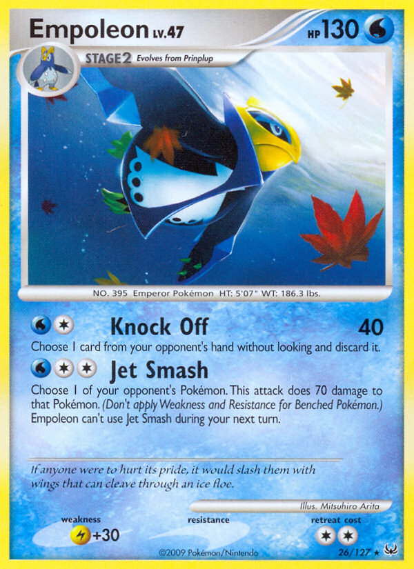 Empoleon (26/127) [Platinum: Base Set] | Good Games Cannington