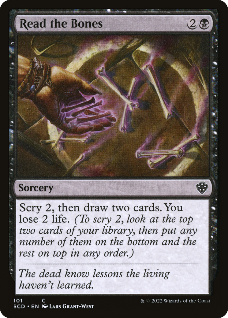 Read the Bones [Starter Commander Decks] | Good Games Cannington