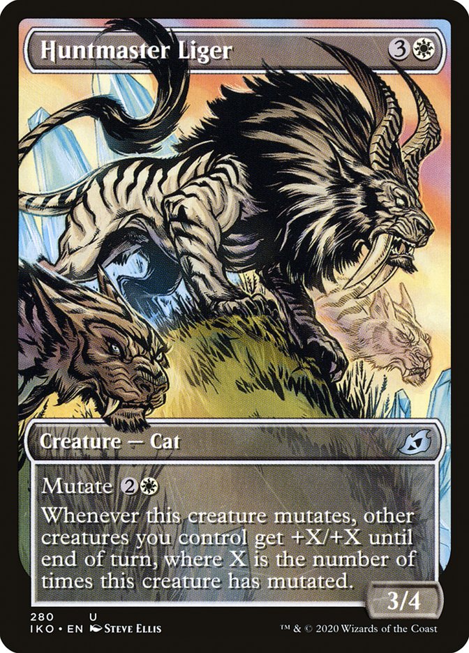 Huntmaster Liger (Showcase) [Ikoria: Lair of Behemoths] | Good Games Cannington