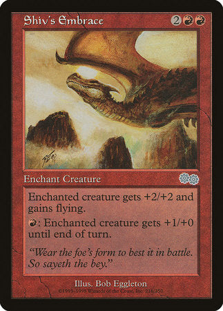 Shiv's Embrace [Urza's Saga] | Good Games Cannington