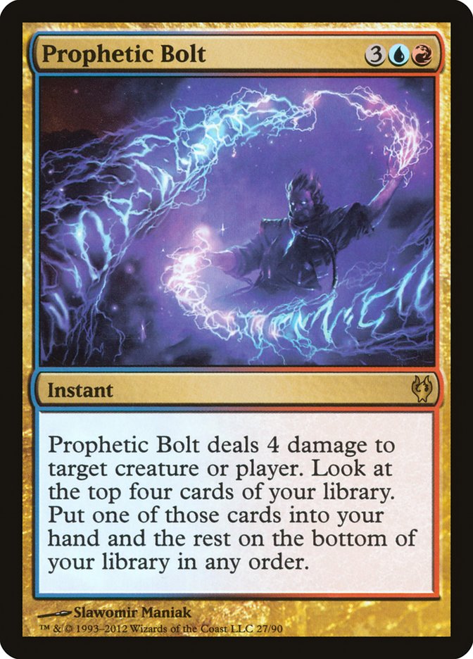 Prophetic Bolt [Duel Decks: Izzet vs. Golgari] | Good Games Cannington