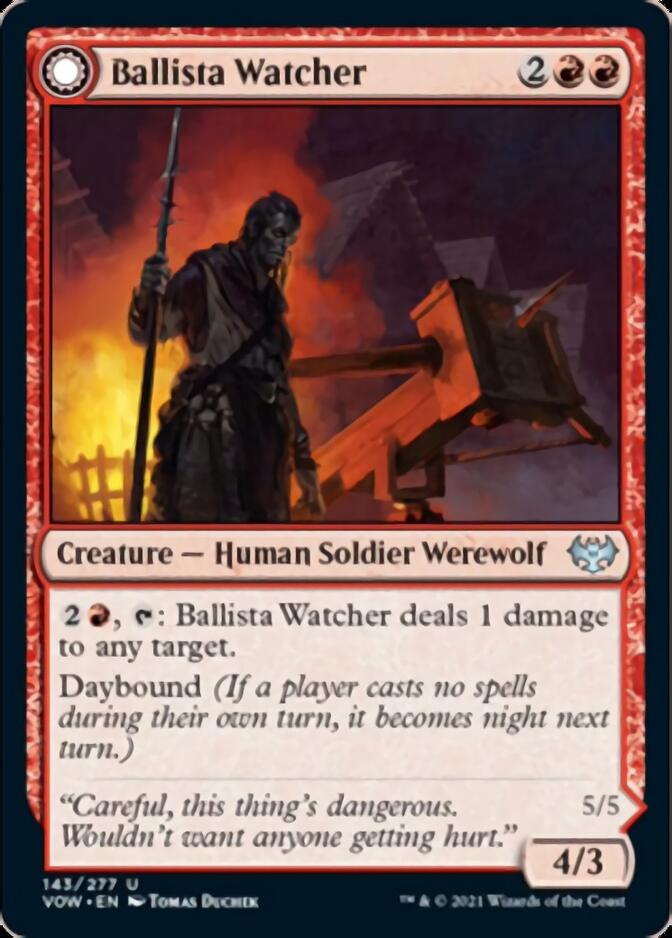 Ballista Watcher // Ballista Wielder [Innistrad: Crimson Vow] | Good Games Cannington