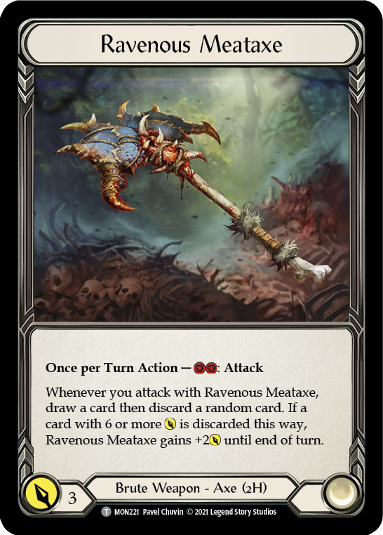 Levia // Ravenous Meataxe [MON120 // MON221] 1st Edition Normal | Good Games Cannington