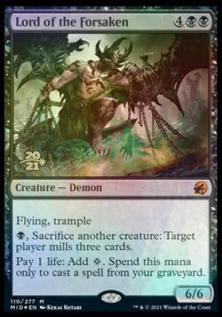 Lord of the Forsaken [Innistrad: Midnight Hunt Prerelease Promos] | Good Games Cannington