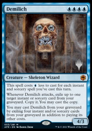 Demilich (Promo Pack) [Dungeons & Dragons: Adventures in the Forgotten Realms Promos] | Good Games Cannington