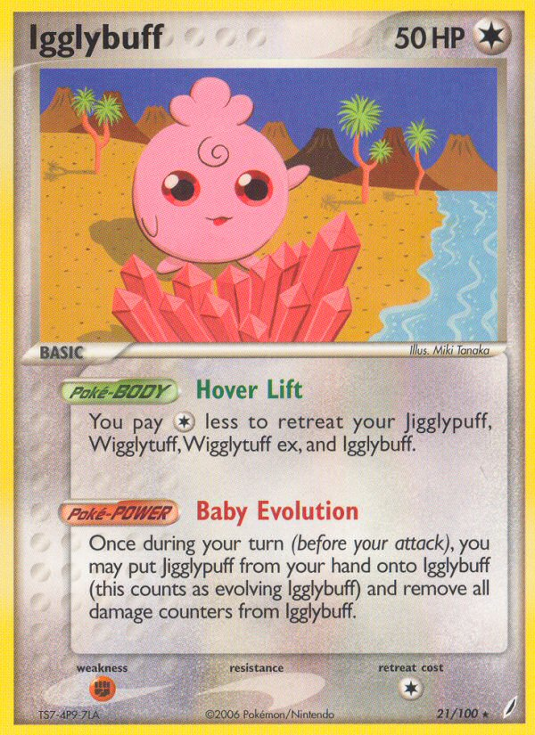 Igglybuff (21/100) [EX: Crystal Guardians] | Good Games Cannington