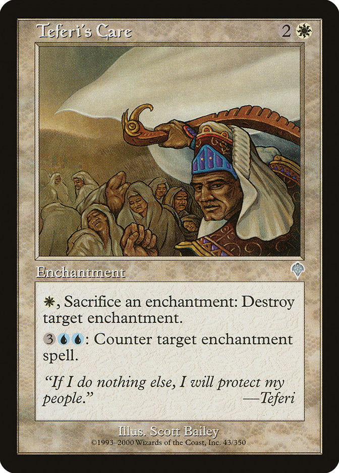 Teferi's Care [Invasion] | Good Games Cannington