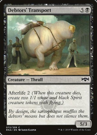 Debtors' Transport [Ravnica Allegiance] | Good Games Cannington