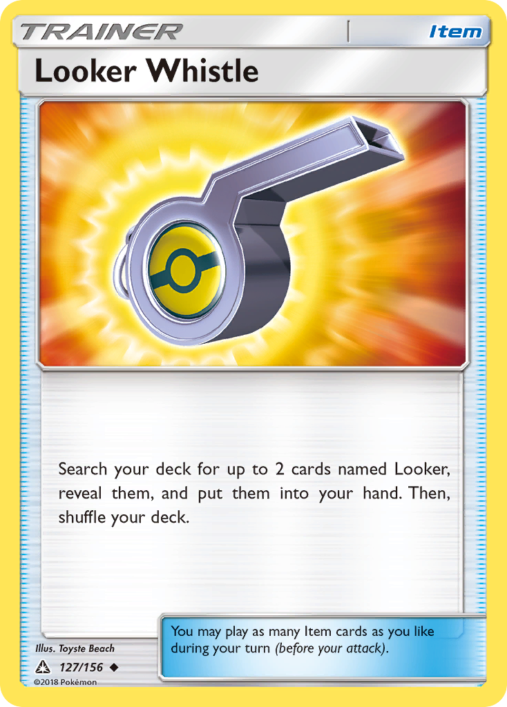 Looker Whistle (127/156) [Sun & Moon: Ultra Prism] | Good Games Cannington