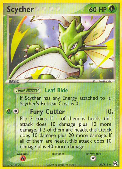 Scyther (29/112) [EX: FireRed & LeafGreen] | Good Games Cannington