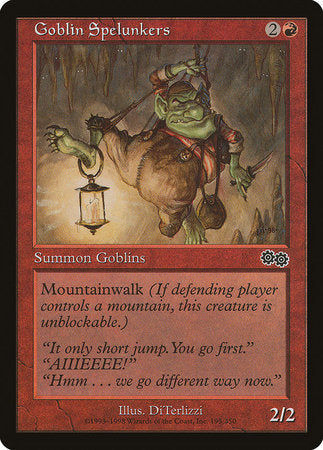 Goblin Spelunkers [Urza's Saga] | Good Games Cannington