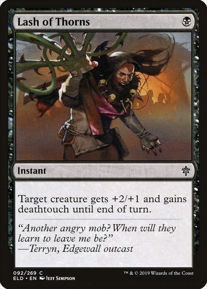 Lash of Thorns [Throne of Eldraine] | Good Games Cannington
