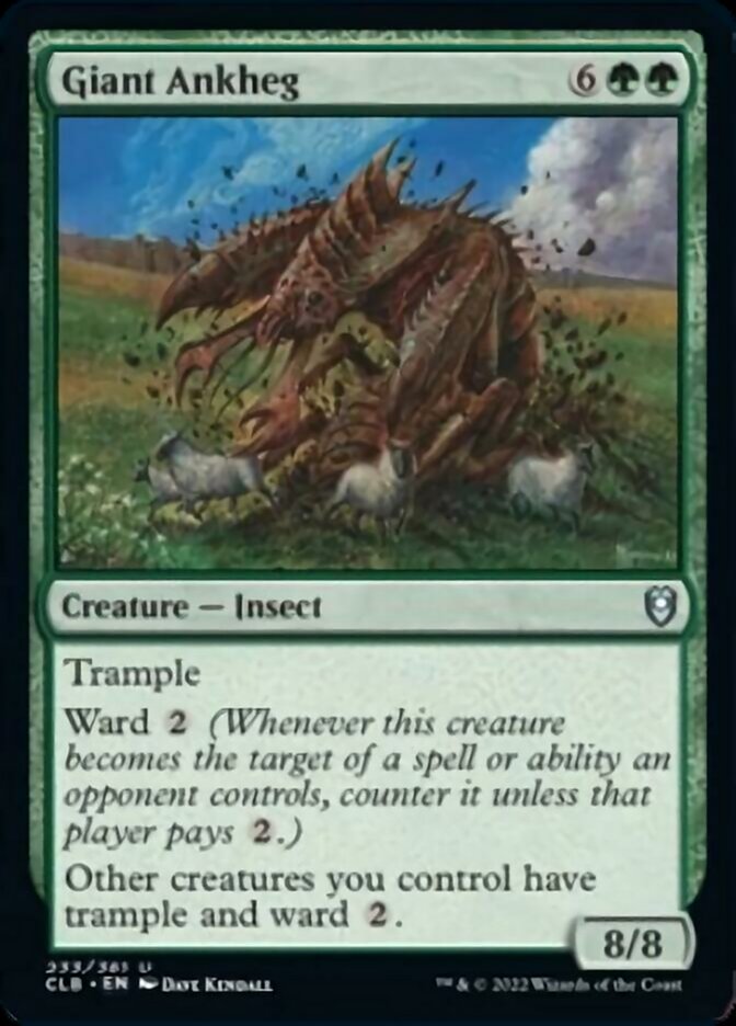Giant Ankheg [Commander Legends: Battle for Baldur's Gate] | Good Games Cannington
