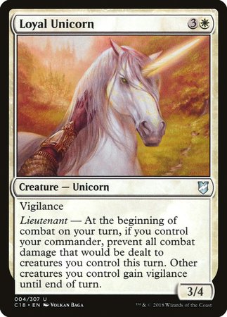 Loyal Unicorn [Commander 2018] | Good Games Cannington