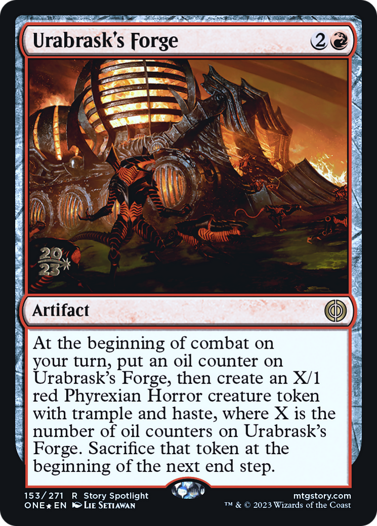 Urabrask's Forge [Phyrexia: All Will Be One Prerelease Promos] | Good Games Cannington