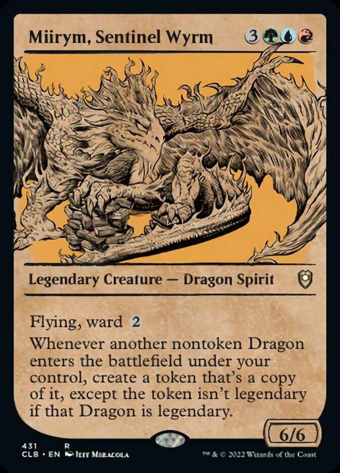 Miirym, Sentinel Wyrm (Showcase) [Commander Legends: Battle for Baldur's Gate] | Good Games Cannington