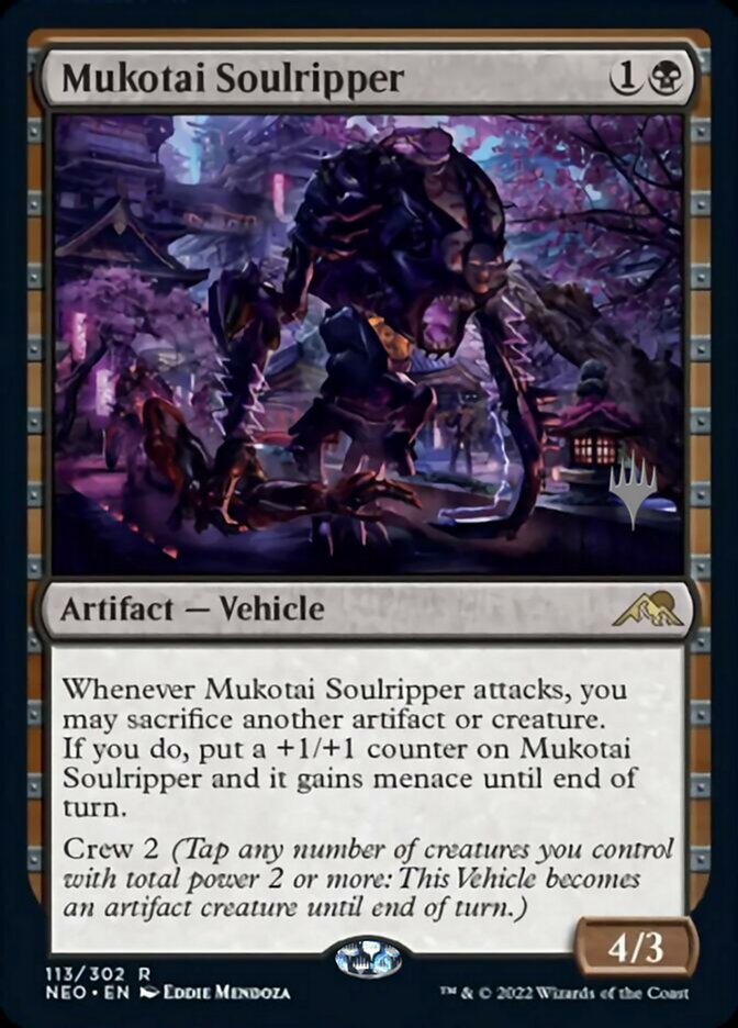 Mukotai Soulripper (Promo Pack) [Kamigawa: Neon Dynasty Promos] | Good Games Cannington